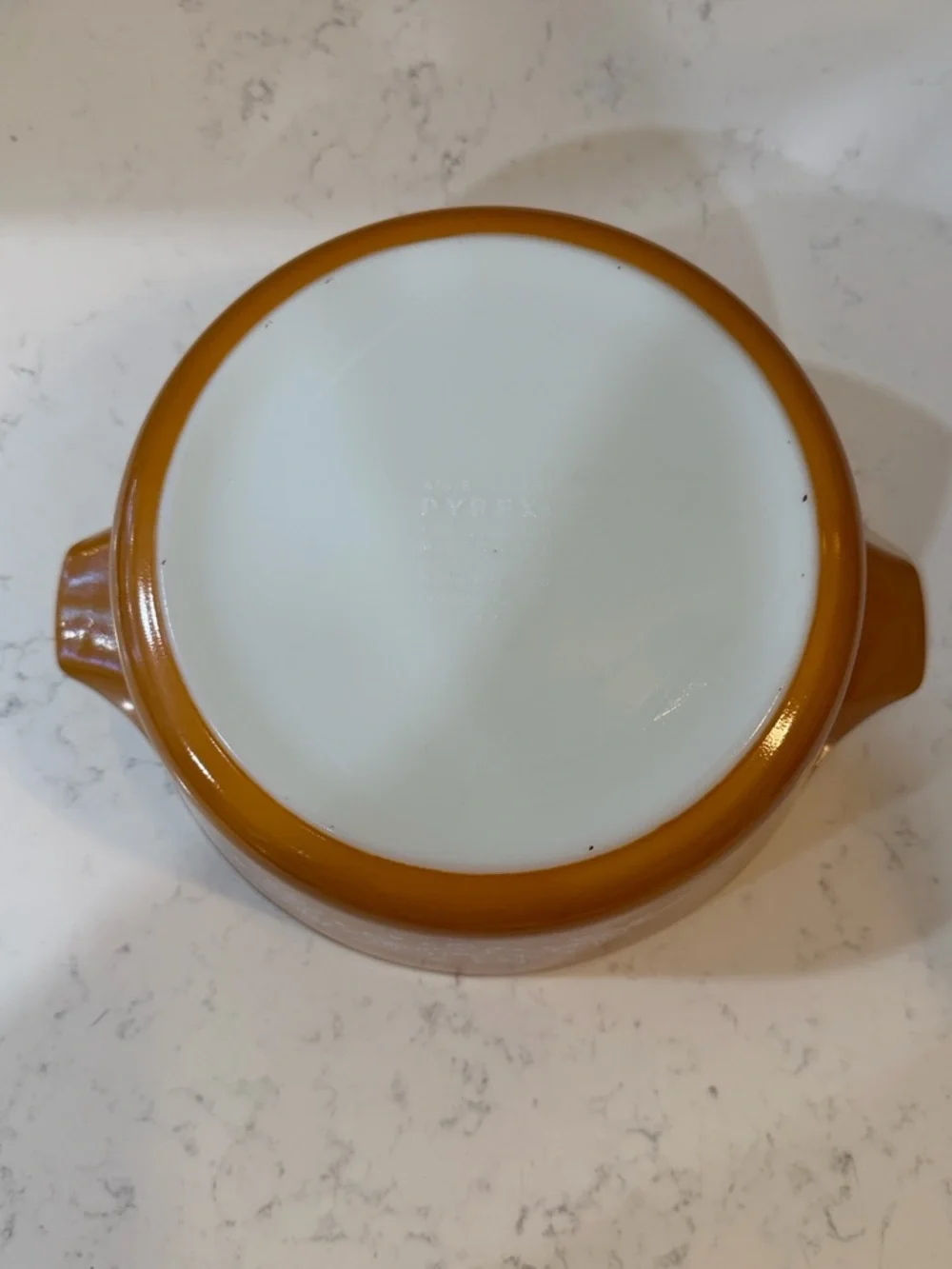 Pyrex Butterfly Gold 475-B Casserole Bowl 2.5 L